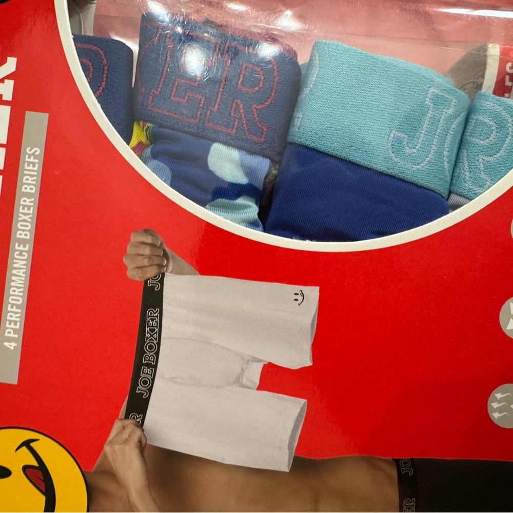 2 NEW Packs of Joe Boxer 4 Pack Men’s Boxer Briefs Performance Size L - Picture 12 of 13